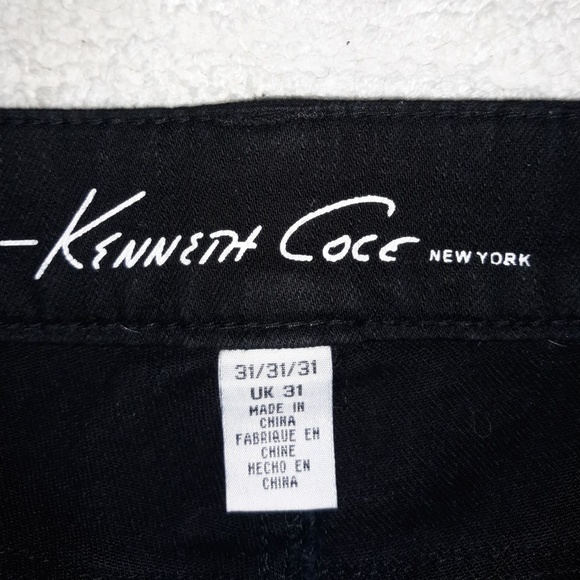 Kenneth Cole black denim basic skinny jeans womens - Picture 6 of 6
